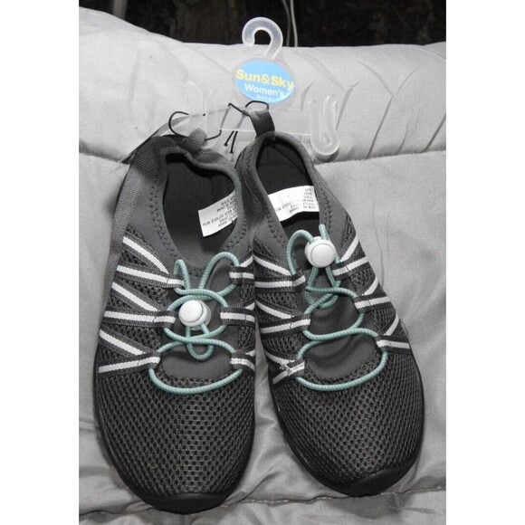 Lot of 9 Sun&Sky Mesh Water Shoes for Women, Men, & Kids - Various Sizes Include - Picture 13 of 16